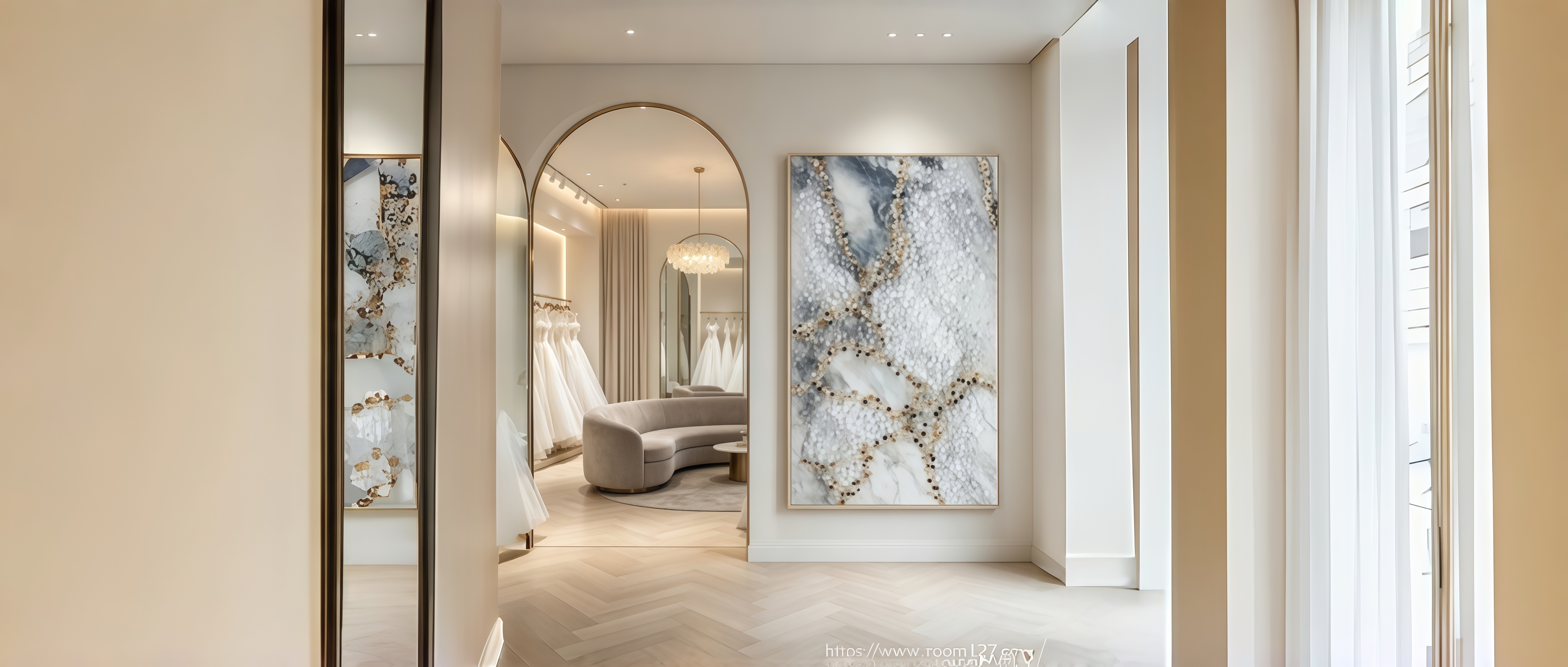 Crystal Stone Inlay Decorative Painting
