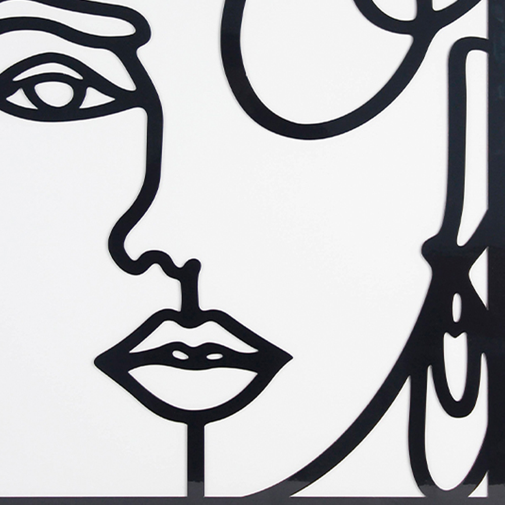 New black &amp; white abstract line print, versatile decor for shops &amp; residences