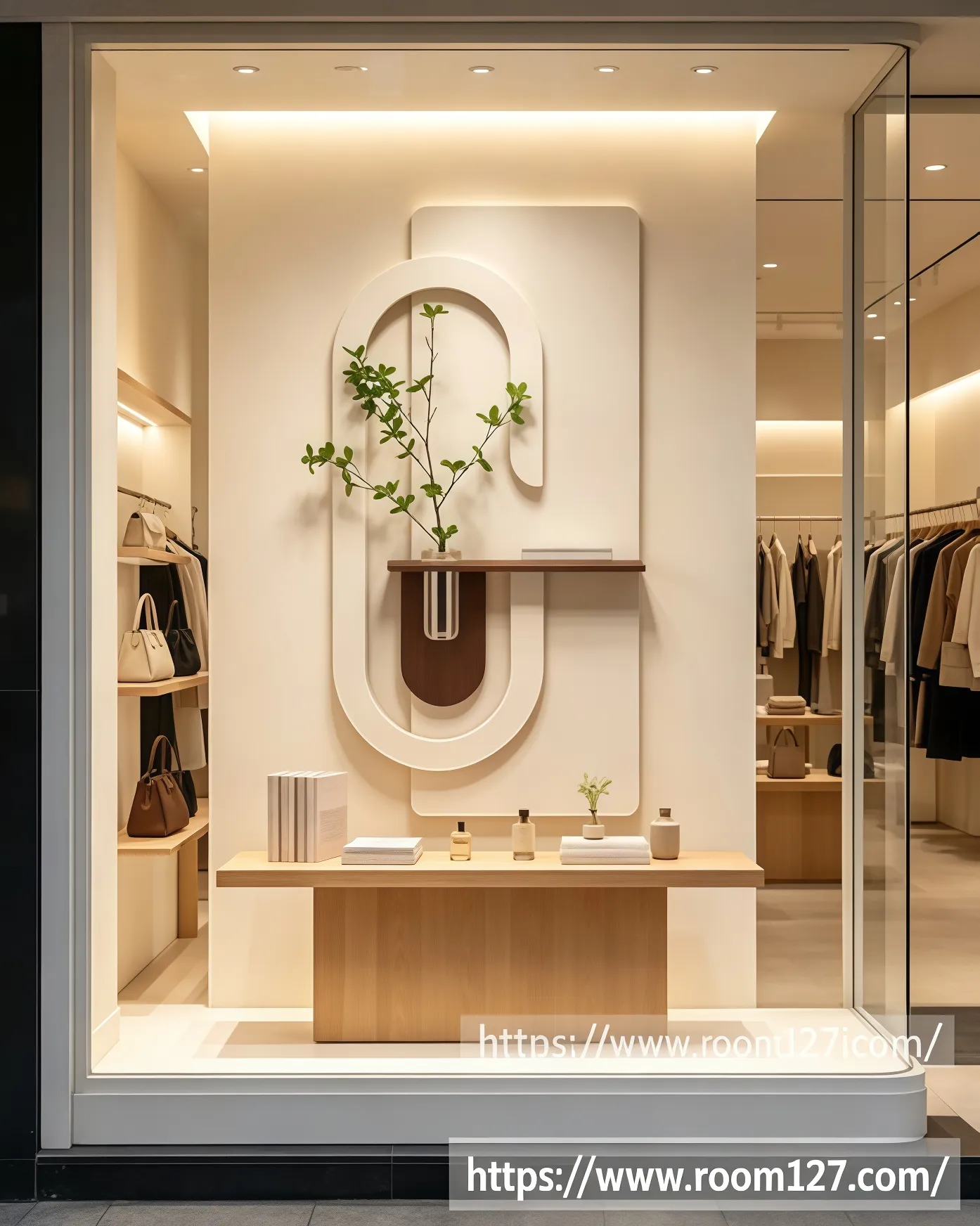#CustomWallDecor #ULitArchedWallHanging #BoutiqueShopInterior #CreamStyleLivingRoom #EntrywayWallCustom https://www.room127.com/