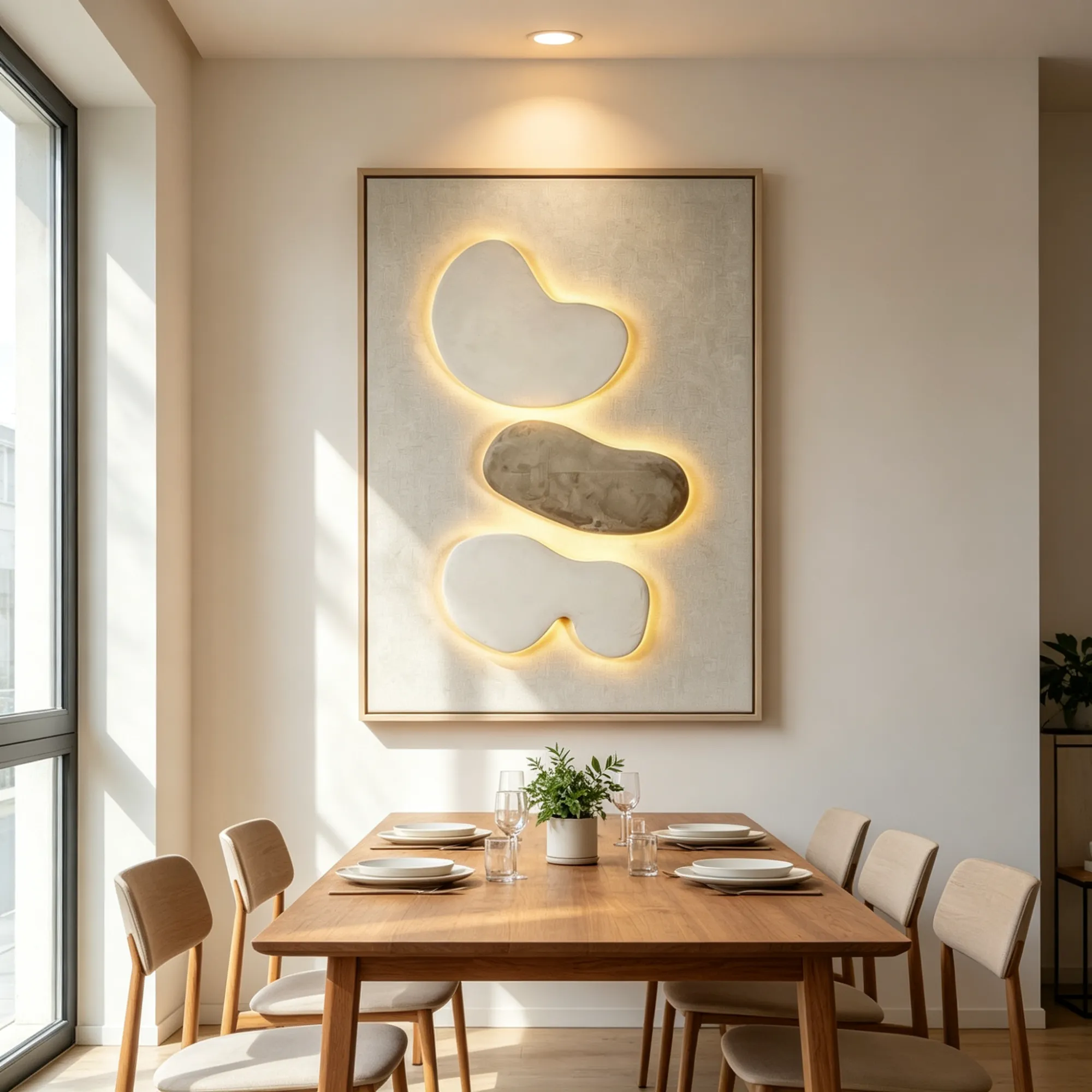 #3DBacklitWallSculpture #CommercialInteriorDecor #HotelLobbyWallArt #WabiSabiInteriorDesign #FeatureWallInstallation https://www.room127.com