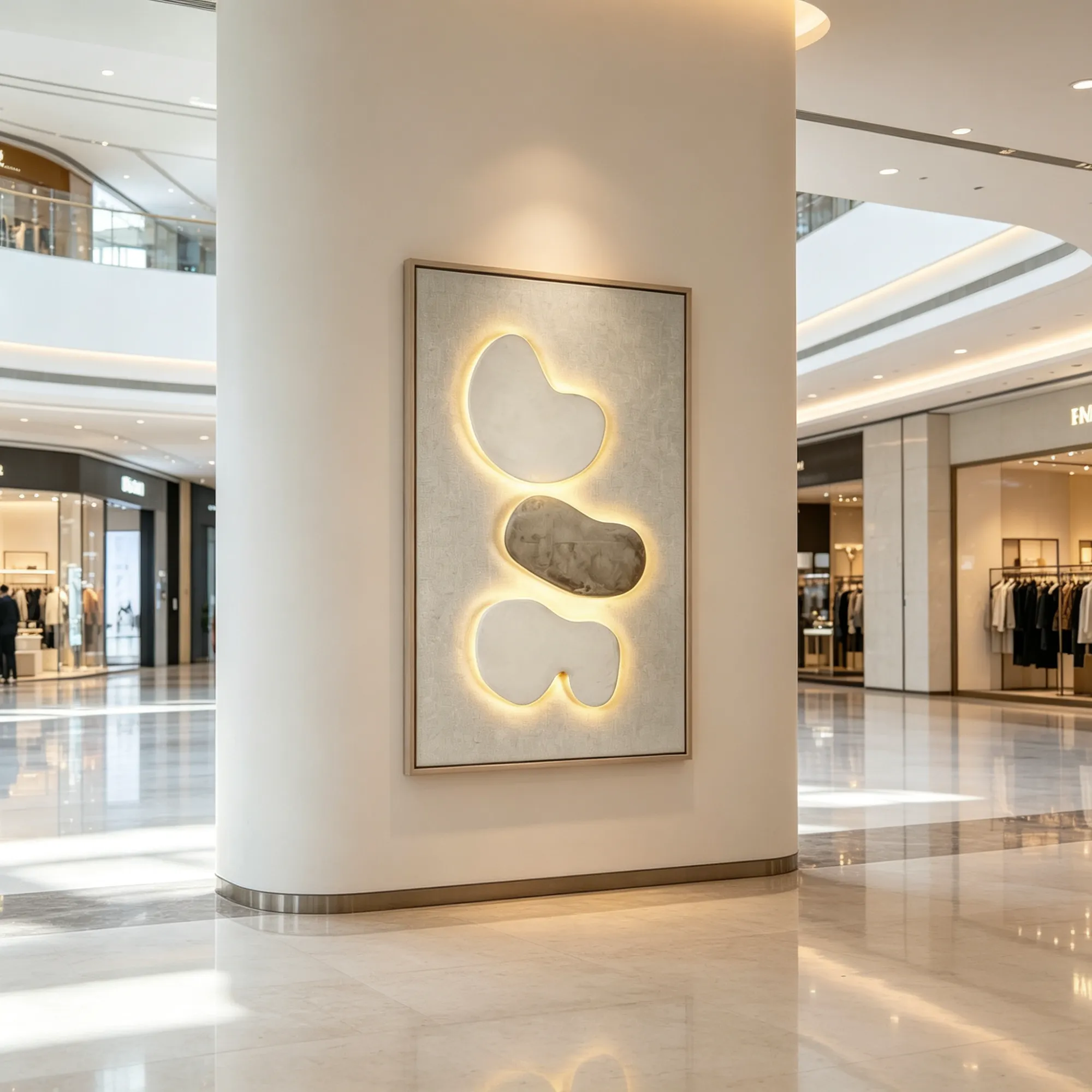 #3DBacklitWallSculpture #CommercialInteriorDecor #HotelLobbyWallArt #WabiSabiInteriorDesign #FeatureWallInstallation https://www.room127.com