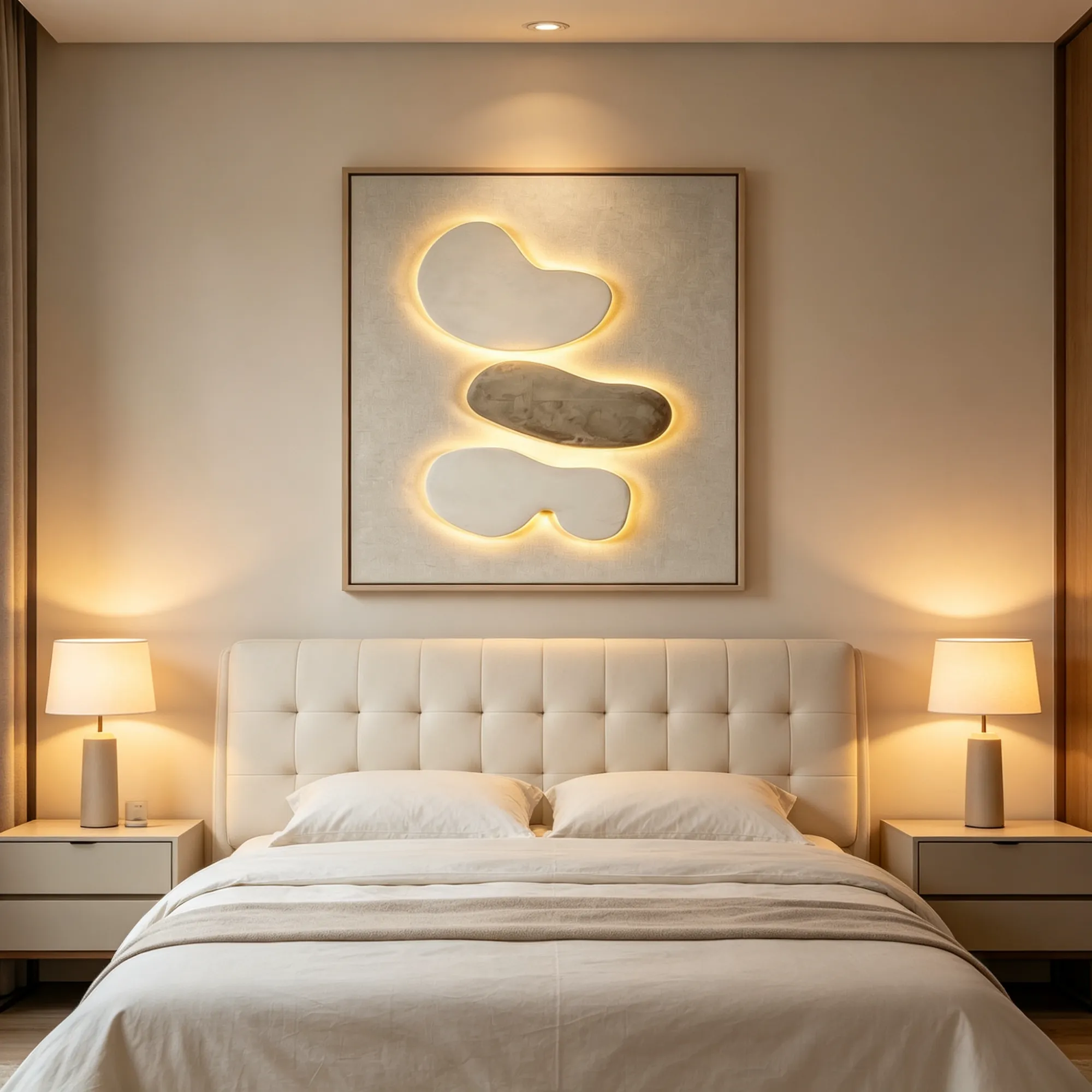 #3DBacklitWallSculpture #CommercialInteriorDecor #HotelLobbyWallArt #WabiSabiInteriorDesign #FeatureWallInstallation https://www.room127.com