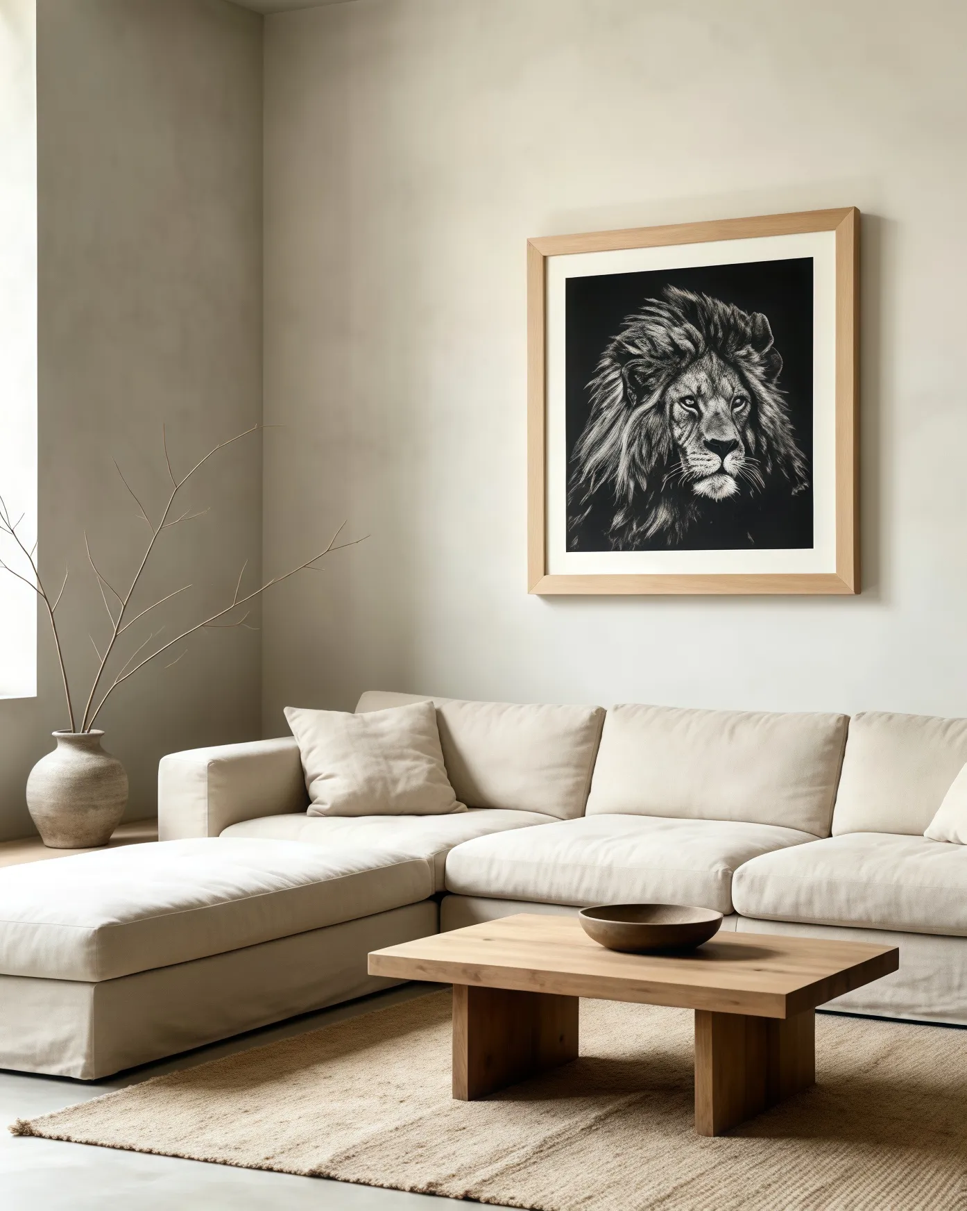 lion wall art black and white embroidery new arrival decor statement office art industrial style painting square artwork stitched texture customizable wall art bold interior piece room127 https://www.room127.com