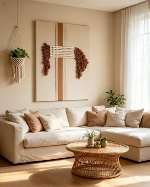 textured wall art, woven wall hanging, bohemian decor, wabi sabi wall art, macrame wall art, neutral home decor, scandinavian wall art, handcrafted home decor, room127, https://www.room127.com