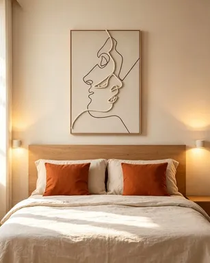 2026 home decor trends, soft wabi sabi style, wall art trends, textured wall decor, abstract line art, earth tone home, rope wall art, minimalist interior design, home decor trends, https://www.room127.com