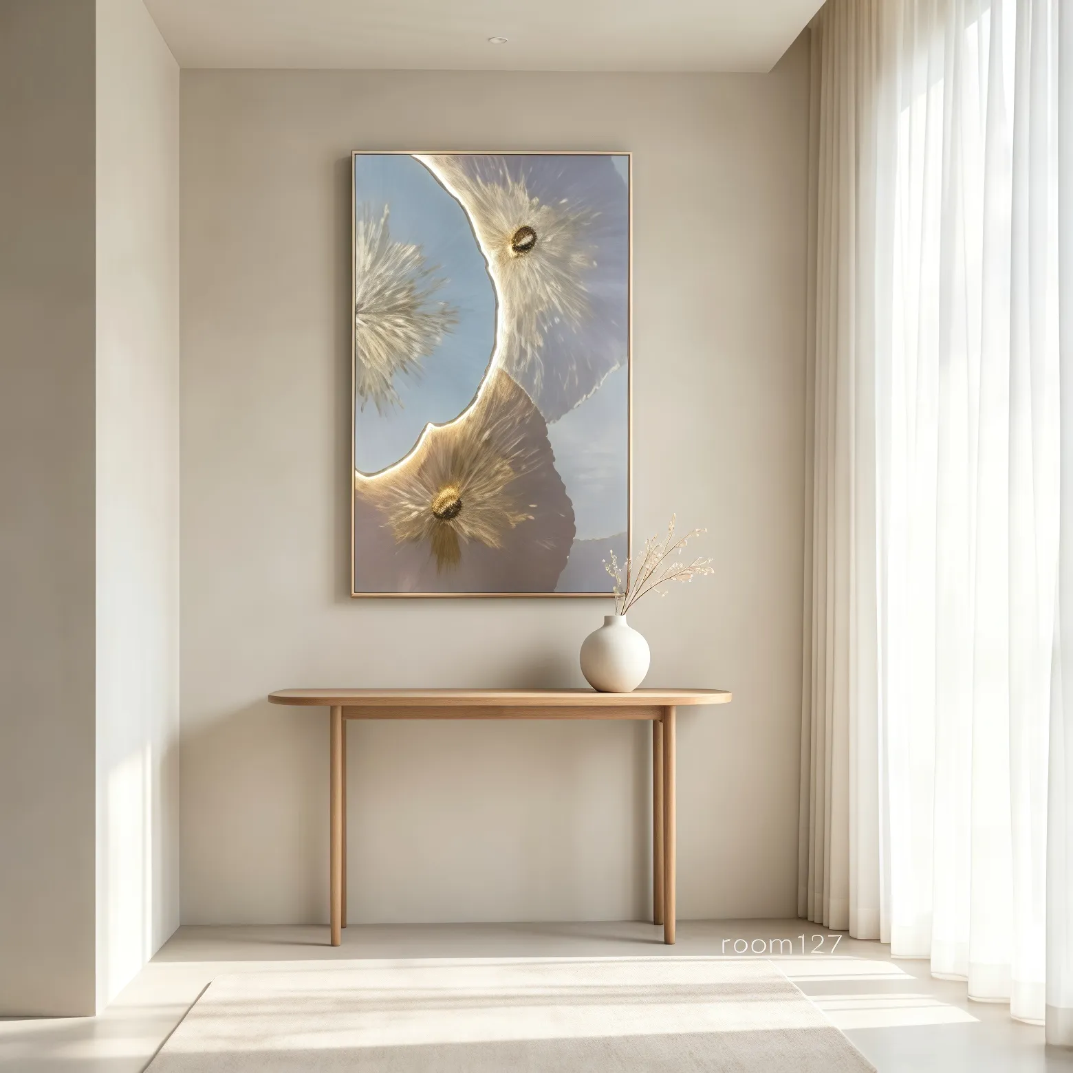 Custom illuminated gilded lotus wall art, lit textured wall painting custom guide, ambient light entryway art customization, commercial illuminated wall decor, vertical glowing wall art custom, handmade texture LED wall decor, custom interior wall artwork
