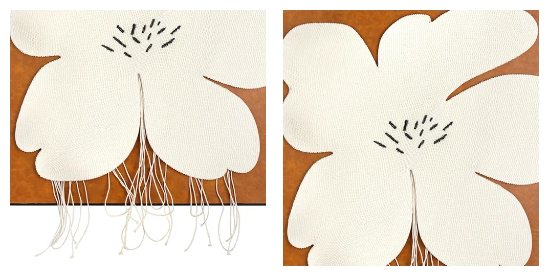 `new arrival wall art` `flower 3D embroidery` `caramel brown artwork` `wabi sabi decor` `organic modern wall art` `tassel art piece` `entryway statement art` `customizable styles` `warm tone interiors` [room127](https://link.wtturl.cn/?target=https%3A%2F%2Fwww.room127.com&amp;scene=im&amp;aid=582478&amp;lang=zh)