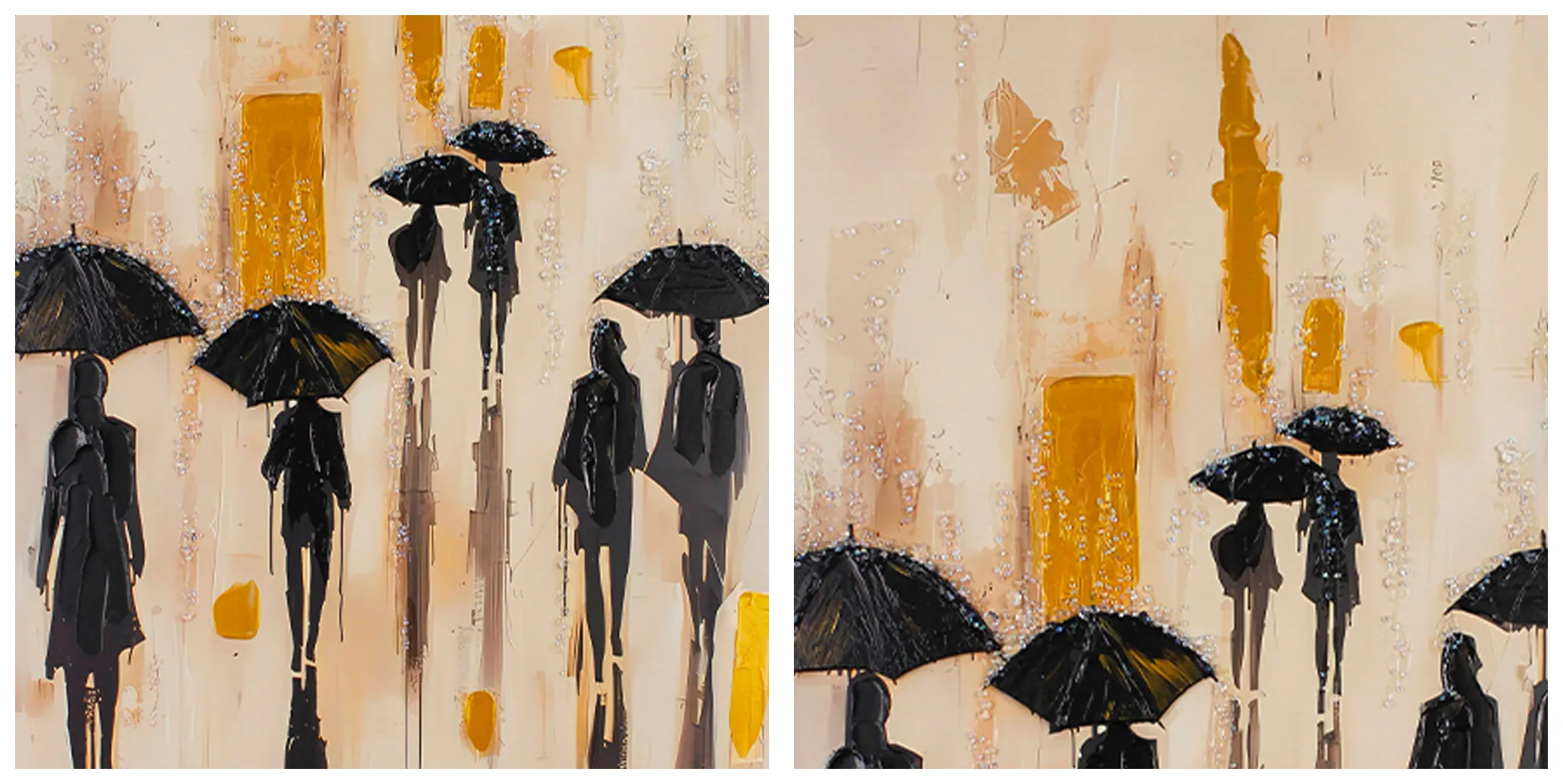 commercial wall art, hotel lobby painting, hospitality textured art, restaurant wall decor, bulk art sourcing, impasto cityscape painting, crystal accent artwork, office reception decor, 80x120 vertical painting, project grade wall decor https://www.room127.com